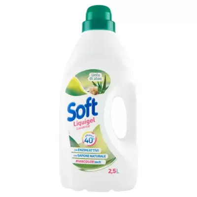 Soft Detergent Lichid Cu Seva De Aloe 45 De Spalari Bax 4 buc.
