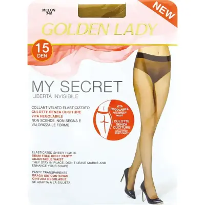 Golden Lady Ciorapi My Secret 15 Denari Color Melon L Bax 5 buc.
