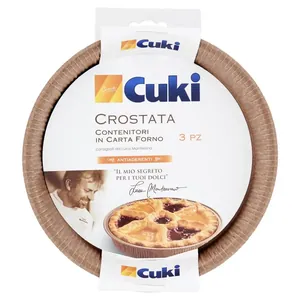 Cuki Anti-aderente Contenitor Cuptor Crostata Tarta 3 buc, Bax 6 Set