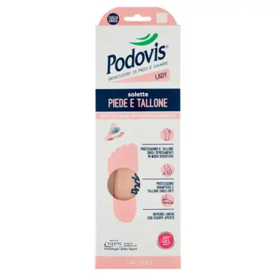 Podovis Branturi Lady pentru Picioare si calcai Marime unica 1 pereche Bax 6 buc.