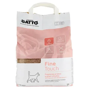 Signor Gatto Litier pentru Pisici Fine Touch 5L Bax 4 buc.