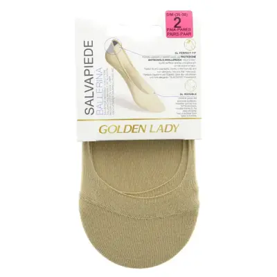 Golden Lady Captuseala de Pantofi Dama din Bombac Coloare Natural 35/38 Set/2 Bax 5 buc.