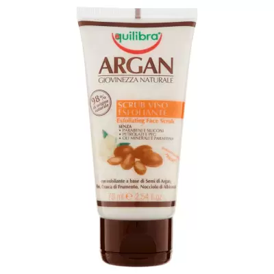 Equilibra Exfoliant Fata, Argan, 75ML, Bax 6 buc.