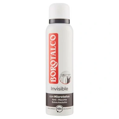  Borotalco Deo Spray, Invisible, 0% Alcool, 150ML, Bax 12 buc.