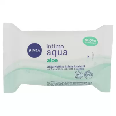 Nivea Servetele Intime Hidratante cu Aloe 15 buc Bax 12 buc