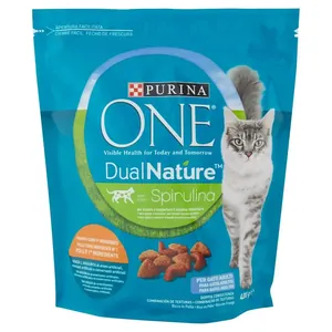 Purina Snack One Dual Nature Pisici Adult cu Pui 400 g Bax 8 buc
