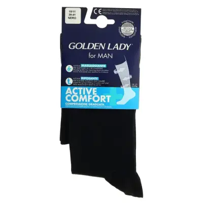 Golden Lady Sosete Barbati Active Comfort Negru 39-41 Bax 6 buc.