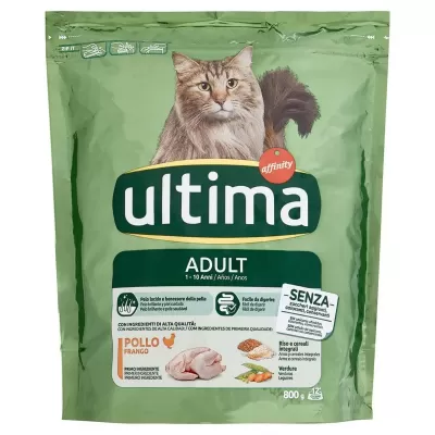 Ultima Pisica Adult 1-10 Ani Pui 800 gr Bax 8 buc