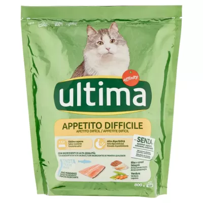 Ultima Hrană Pisici Poftă dificilă cu păstrăv 800 gr bax 8 buc
